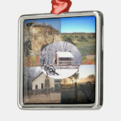 Nationalpark Pea Ridge Silbernes Ornament (Links)