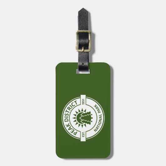 Nationalpark Peak District Gepäckanhänger (Vorderseite vertikal)