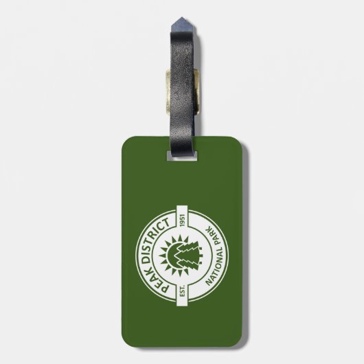 Nationalpark Peak District Gepäckanhänger (Rückseite vertikal)