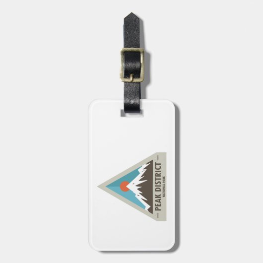 Nationalpark Peak District Gepäckanhänger (Vorderseite vertikal)