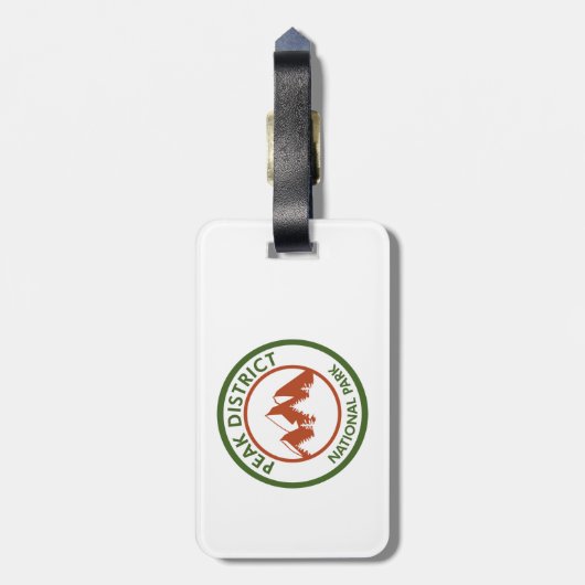 Nationalpark Peak District Gepäckanhänger (Rückseite vertikal)