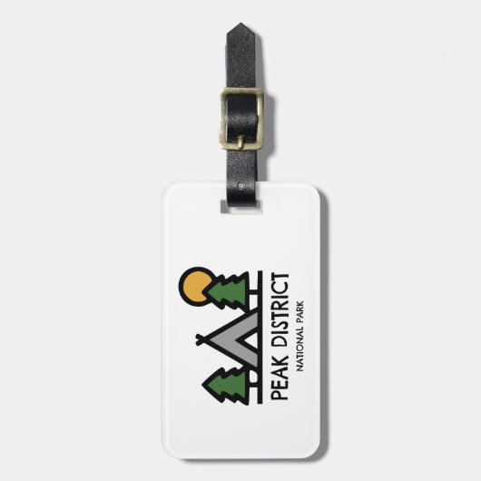 Nationalpark Peak District Gepäckanhänger (Vorderseite vertikal)