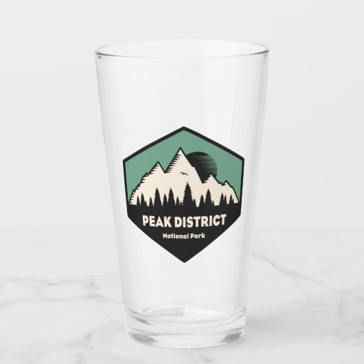 Nationalpark Peak District Glas (Vorderseite)