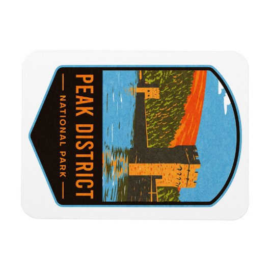 Nationalpark Peak District Magnet (Horizontal)