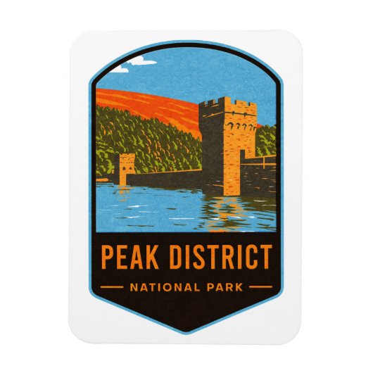 Nationalpark Peak District Magnet (Vertikal)