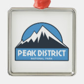 Nationalpark Peak District Ornament Aus Metall (Vorne)