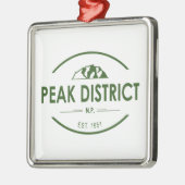 Nationalpark Peak District Ornament Aus Metall (Links)