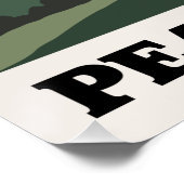 Nationalpark Peak District Poster (Ecke)