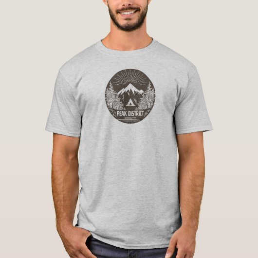 Nationalpark Peak District T-Shirt (Vorderseite)