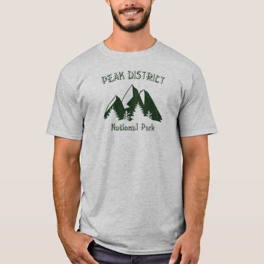 Nationalpark Peak District T-Shirt (Vorderseite)