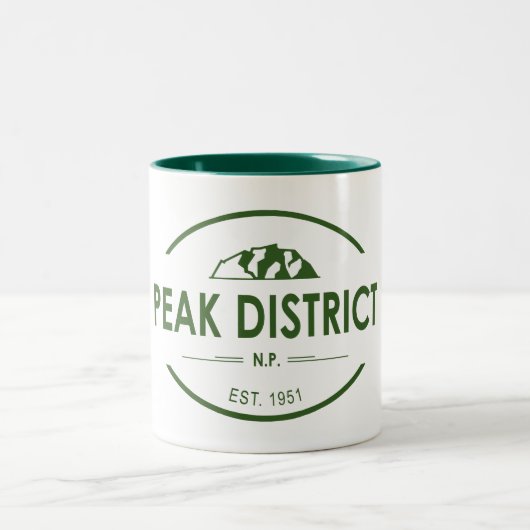 Nationalpark Peak District Zweifarbige Tasse (Mittel)