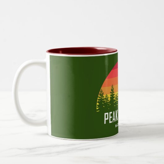 Nationalpark Peak District Zweifarbige Tasse (Links)