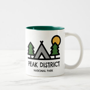 Nationalpark Peak District Zweifarbige Tasse