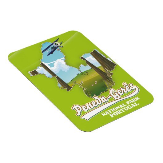 Nationalpark Peneda-gerês Portugal Karte Magnet (Rechte Seite)