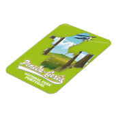 Nationalpark Peneda-gerês Portugal Karte Magnet (Linke Seite)