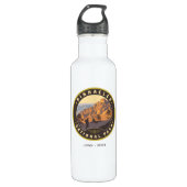 Nationalpark Pinnacles Edelstahlflasche (Vorderseite)