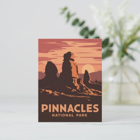 Nationalpark Pinnacles Feiertagspostkarte (Stehend Vorderseite)