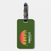 Nationalpark Pinnacles Gepäckanhänger (Rückseite vertikal)