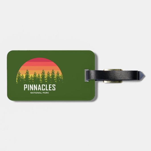 Nationalpark Pinnacles Gepäckanhänger (Rückseite horizontal)