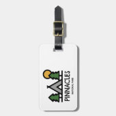 Nationalpark Pinnacles Gepäckanhänger (Vorderseite vertikal)