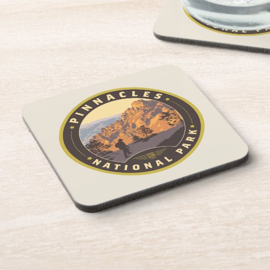 Nationalpark Pinnacles Getränkeuntersetzer (Linke Seite)