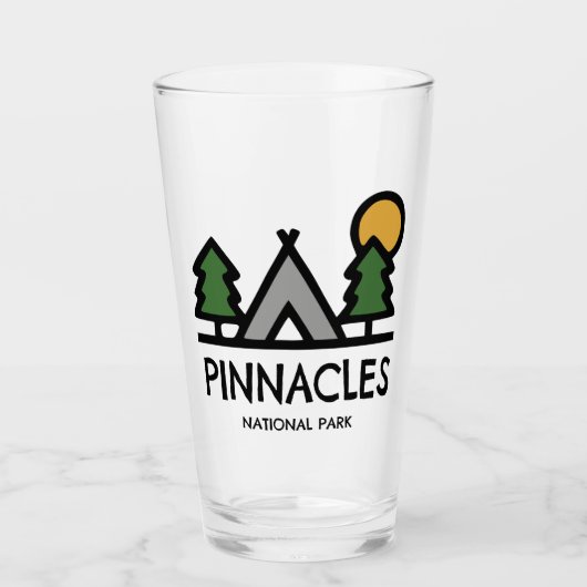 Nationalpark Pinnacles Glas (Vorderseite)