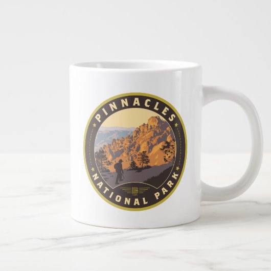 Nationalpark Pinnacles Jumbo-Tasse (Rechts)