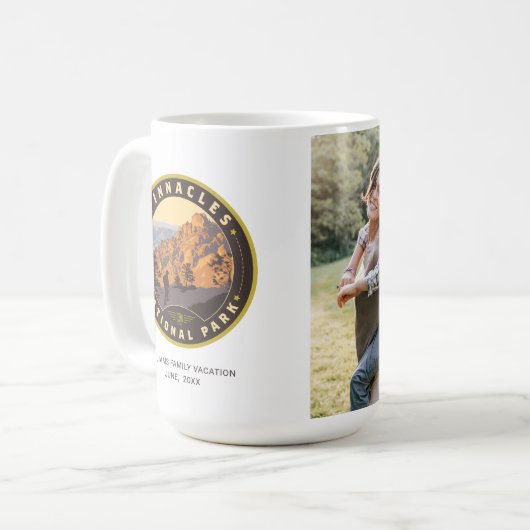 Nationalpark Pinnacles Kaffeetasse (Vorderseite Links)