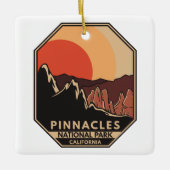 Nationalpark Pinnacles Keramikornament (Vorderseite)