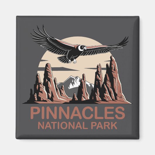 Nationalpark Pinnacles Magnet (Vorne)