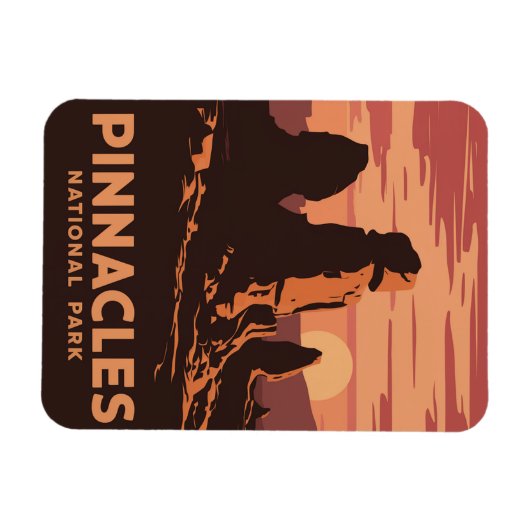 Nationalpark Pinnacles Magnet (Horizontal)