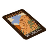 Nationalpark Pinnacles Magnet (Rechte Seite)