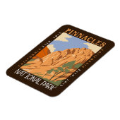 Nationalpark Pinnacles Magnet (Linke Seite)