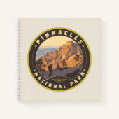 Nationalpark Pinnacles Notizblock (Vorderseite)