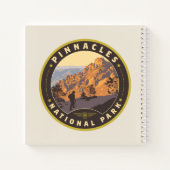 Nationalpark Pinnacles Notizblock (Rückseite)
