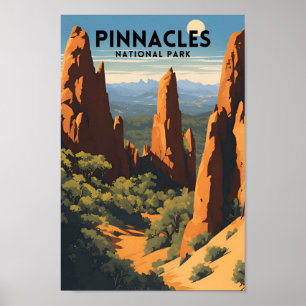 Nationalpark Pinnacles Poster