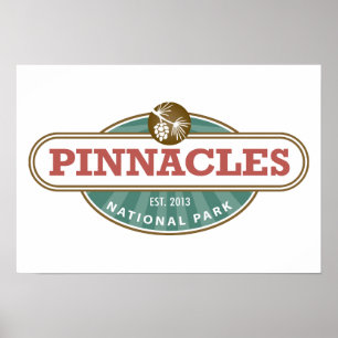 Nationalpark Pinnacles Poster