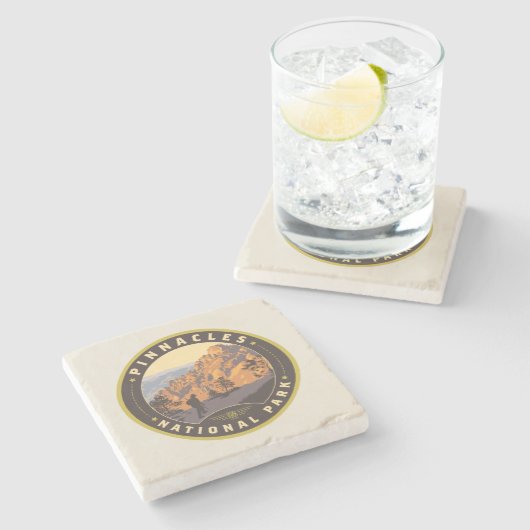 Nationalpark Pinnacles Steinuntersetzer (Seitenansicht)