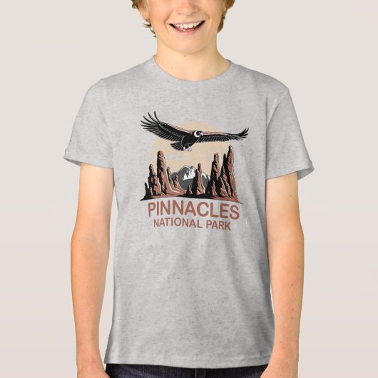 Nationalpark Pinnacles Tri-Blend Shirt (Vorderseite)