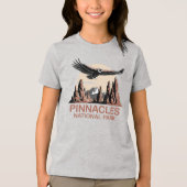 Nationalpark Pinnacles Tri-Blend Shirt (Vorderseite)