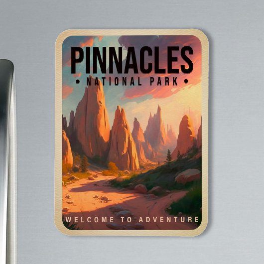 Nationalpark Pinnacles Vintag Magnet
