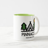 Nationalpark Pinnacles Zweifarbige Tasse (VorderseiteRechts)