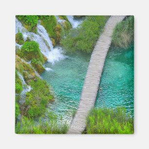 Nationalpark Plitvice in Kroatien Wanderwege Magnet