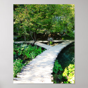 Nationalpark Plitvice, Kroatien Poster