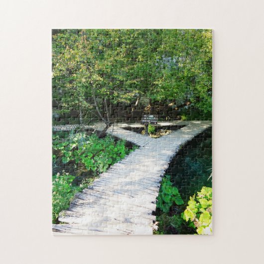 Nationalpark Plitvice, Kroatien Puzzle (Vertikal)