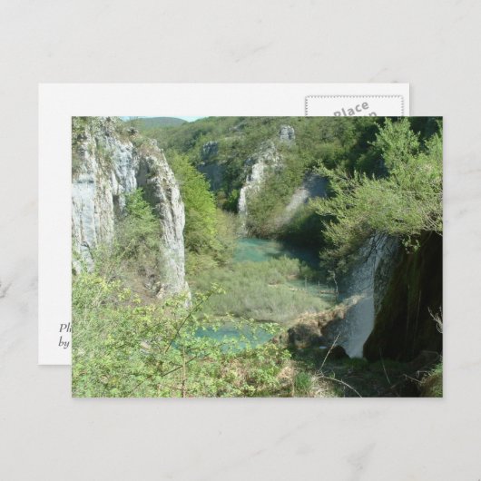 Nationalpark Plitvice Postkarte (Vorne/Hinten)