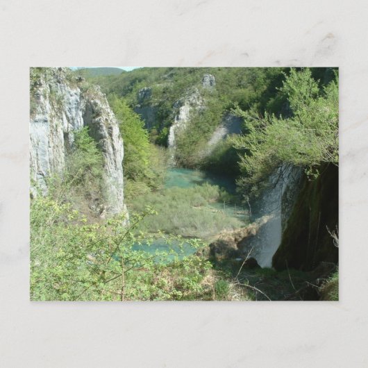 Nationalpark Plitvice Postkarte (Vorderseite)