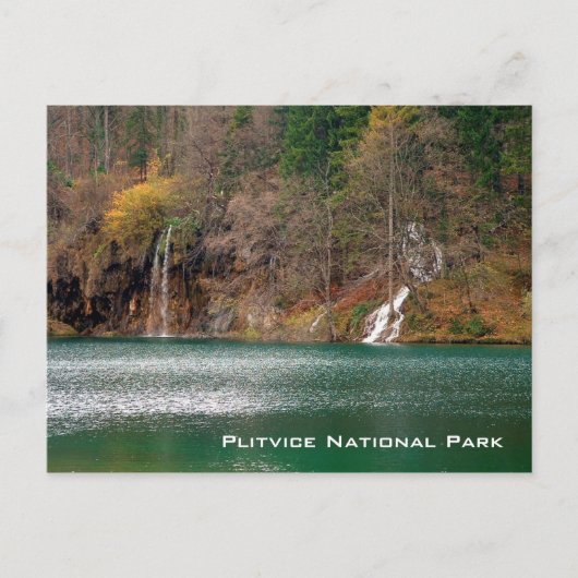 Nationalpark Plitvice Postkarte (Vorderseite)