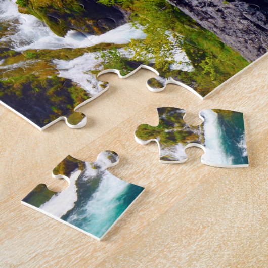 Nationalpark Plitvice. Puzzle (Seite)