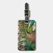 Nationalpark Plitvice Seen Kroatien stilvoll Gepäckanhänger (Vorderseite vertikal)